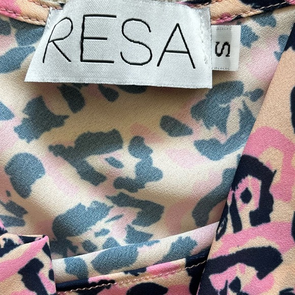 RESA PINK LEOPARD/CHEETAH ANIMAL PRINT DRESS SIZE SMALL DATE PARTY SEXY TRENDY - Picture 4 of 10